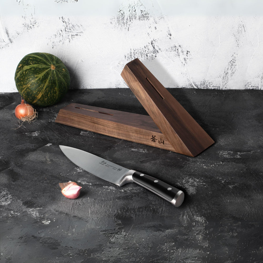 Knife-block, Black Walnut Wood