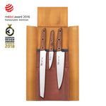 Cangshan United Series 2-Piece Starter Knife Set, 8-Inch Chef's and 3.5-inch Paring Knife, Forged Swedish 14C28N Steel, 1026115