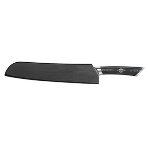 
                  
                    Load image into Gallery viewer, KURO Series 9-inch Bread Knife with Sheath, High Carbon X-7 Damascus Steel, 504241
                  
                
