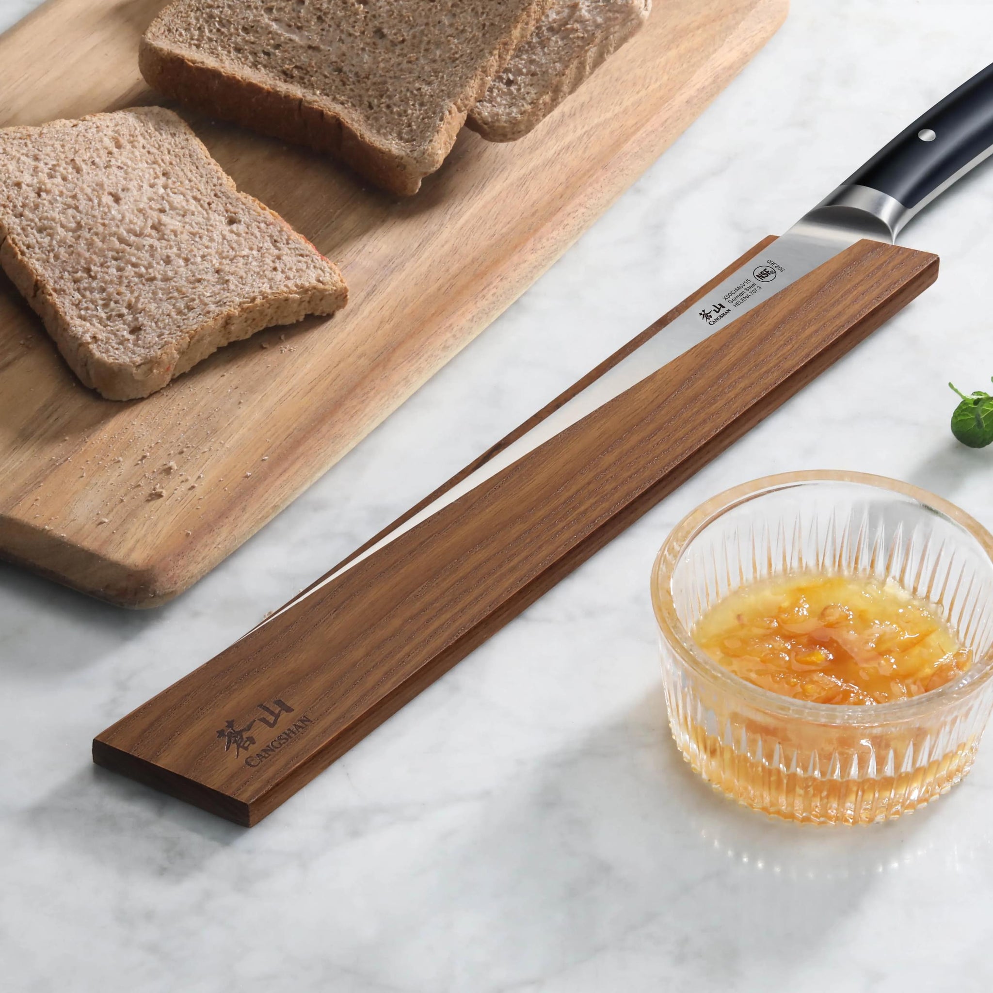 Ash Wood Magnetic Knife Sheath for 10.25