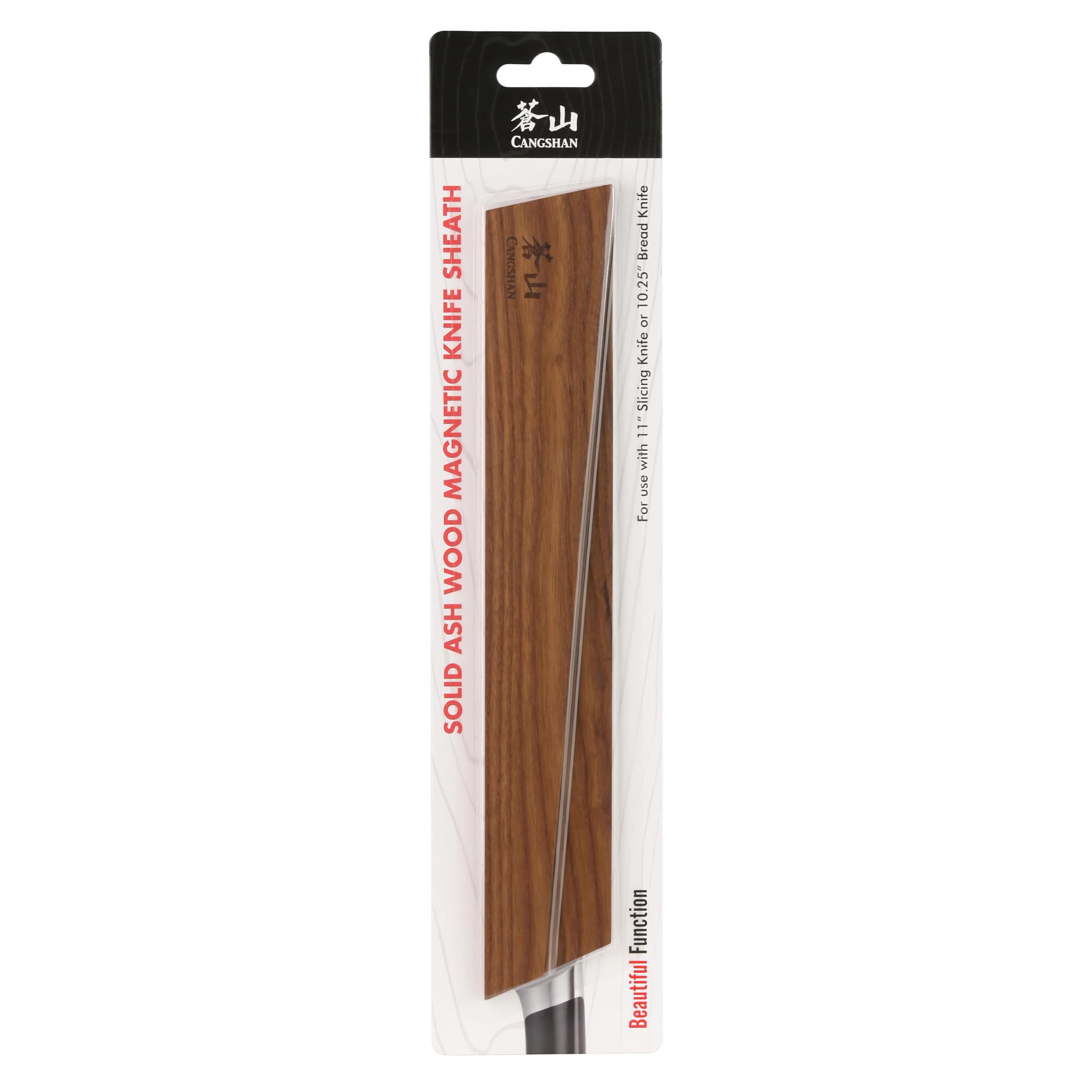 Ash Wood Magnetic Knife Sheath for 10.25