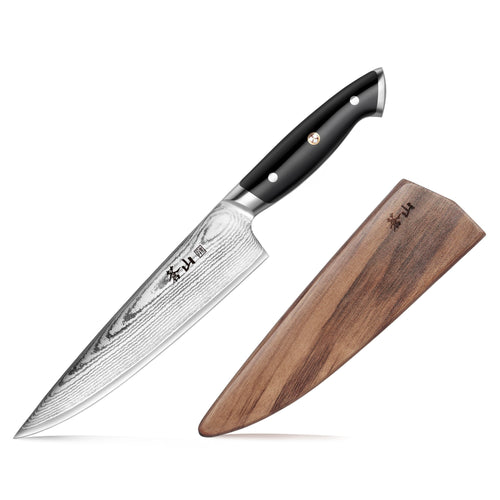 Z Series 8-Inch Forged Chef Knife with Walnut Sheath, Forged German Steel, 62731