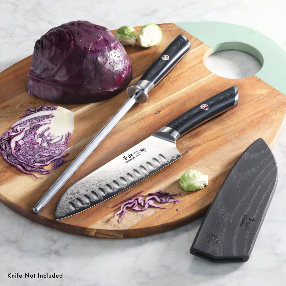
                  
                    Load image into Gallery viewer, KURO Series 9-inch Honing Steel, 504234
                  
                