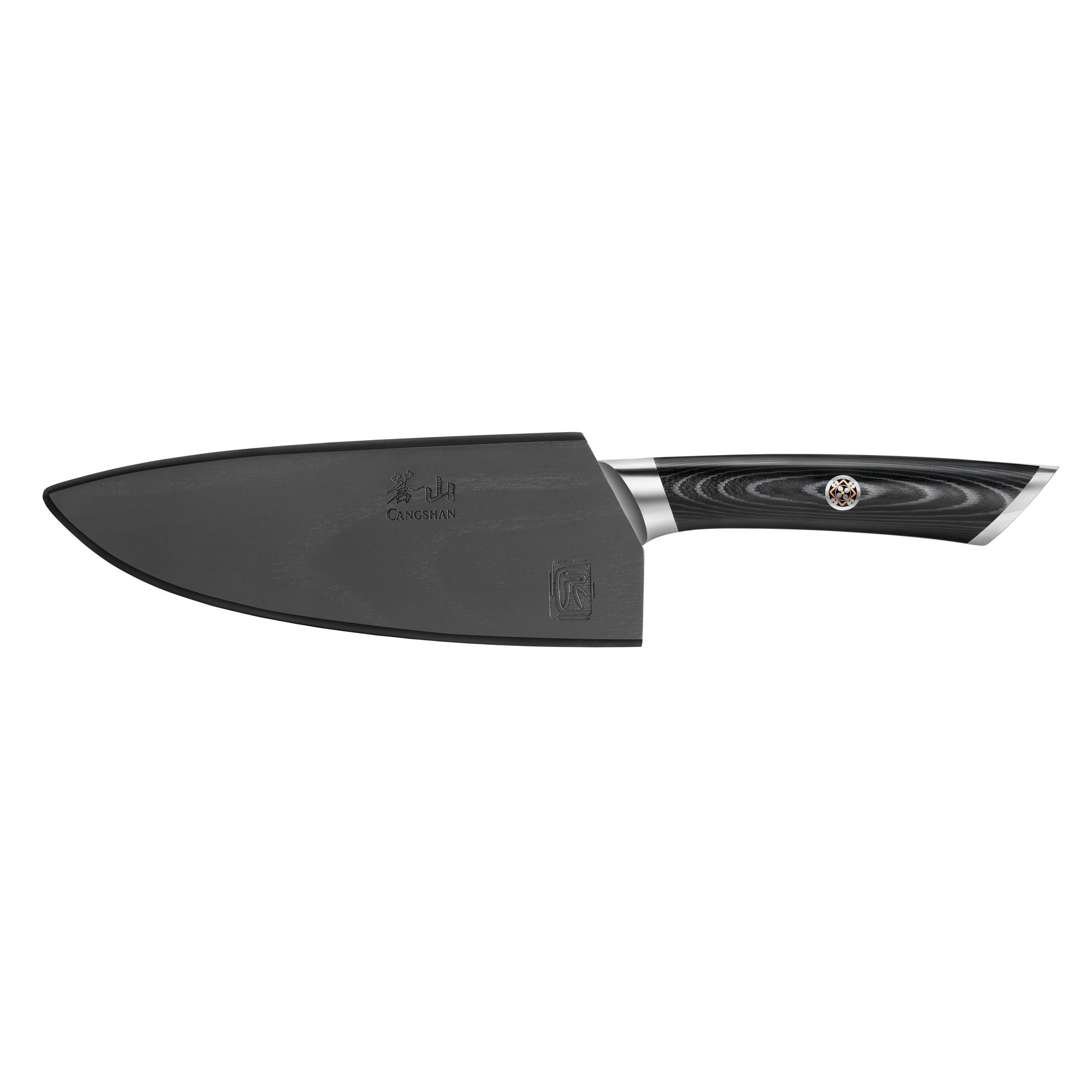 KURO Series 6-inch Chef's Knife, High Carbon X-7 Damascus Steel, 504272