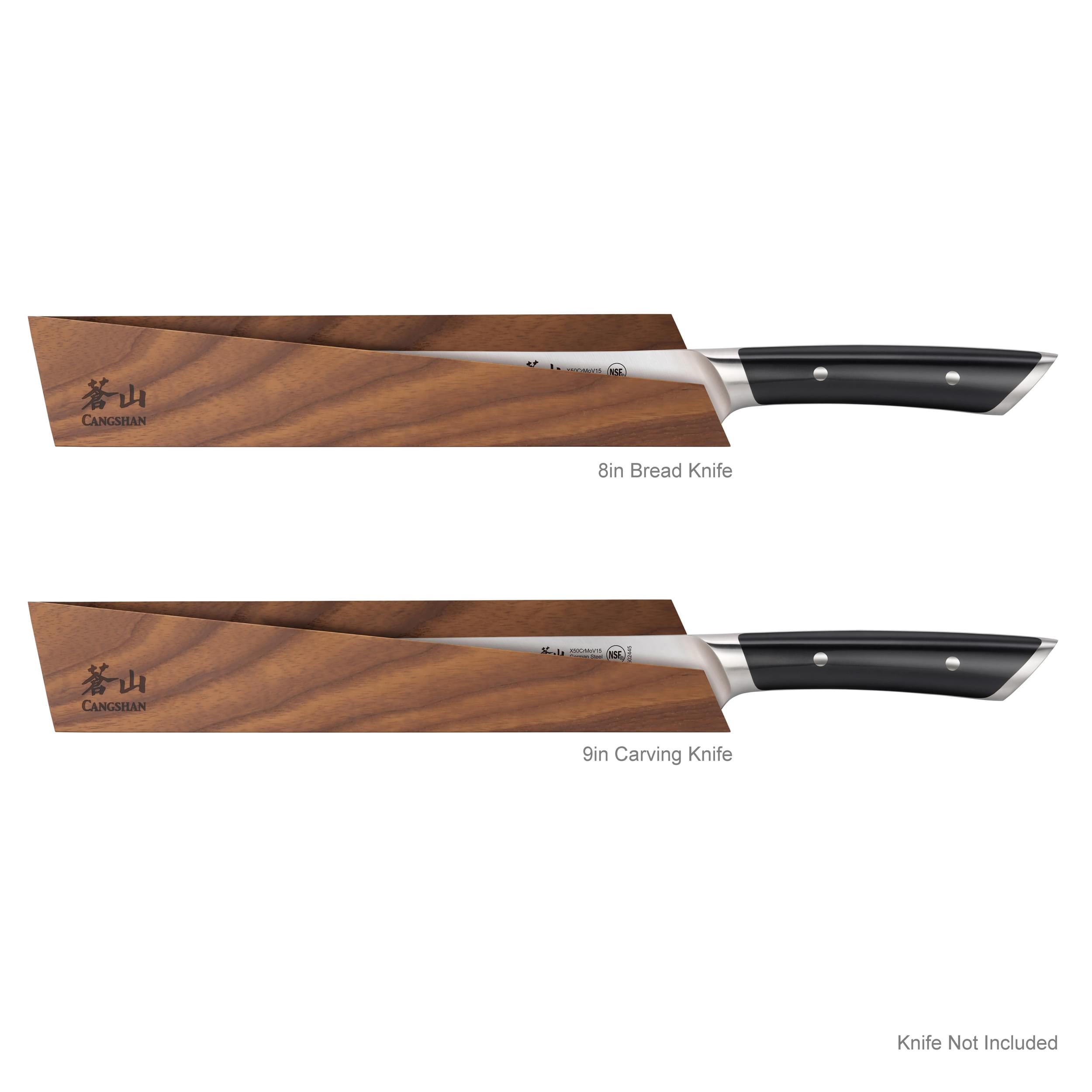 Ash Wood Magnetic Knife Sheath for 8