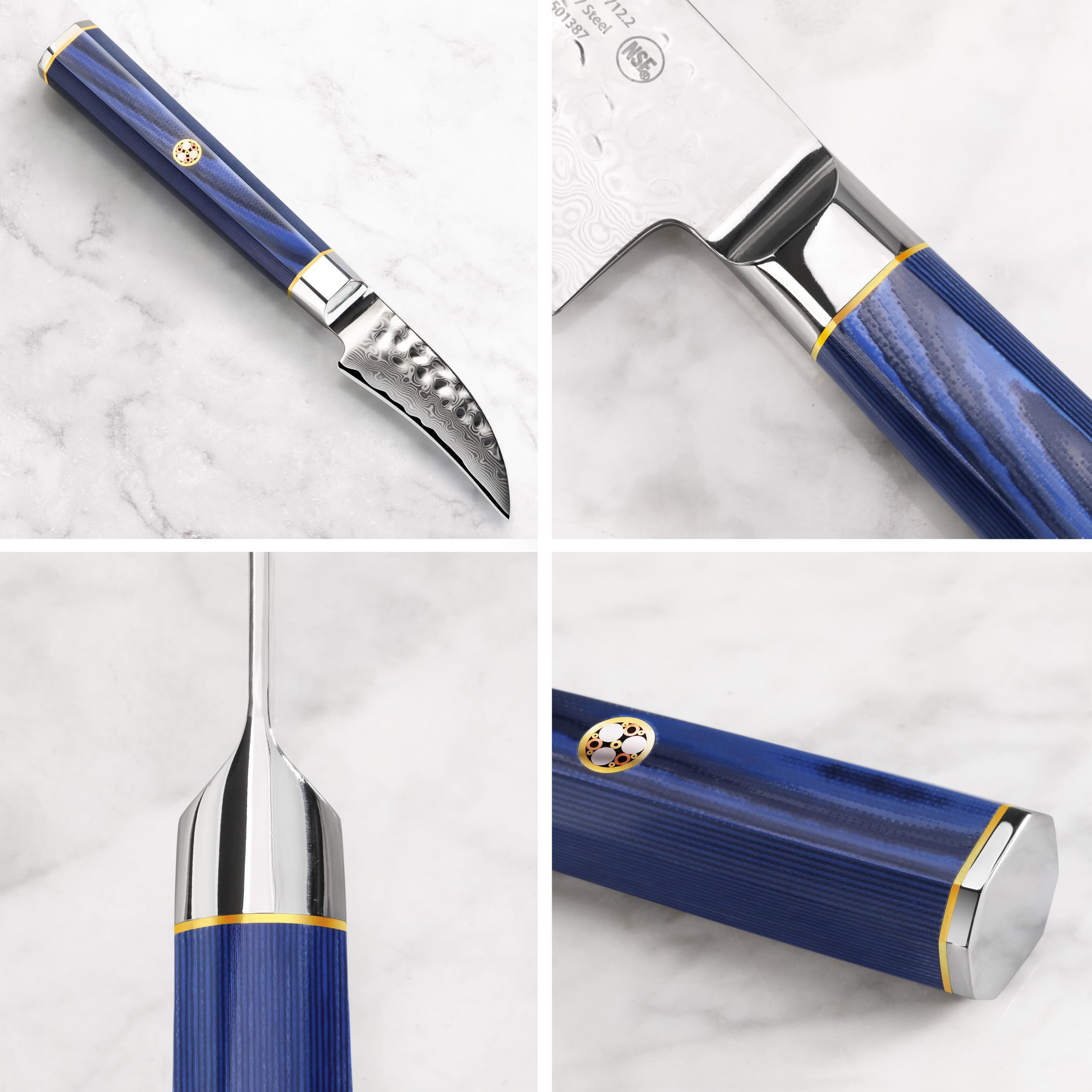 KITA Series 2.5in Peeling Knife with Sheath, X-7 Steel, 503879