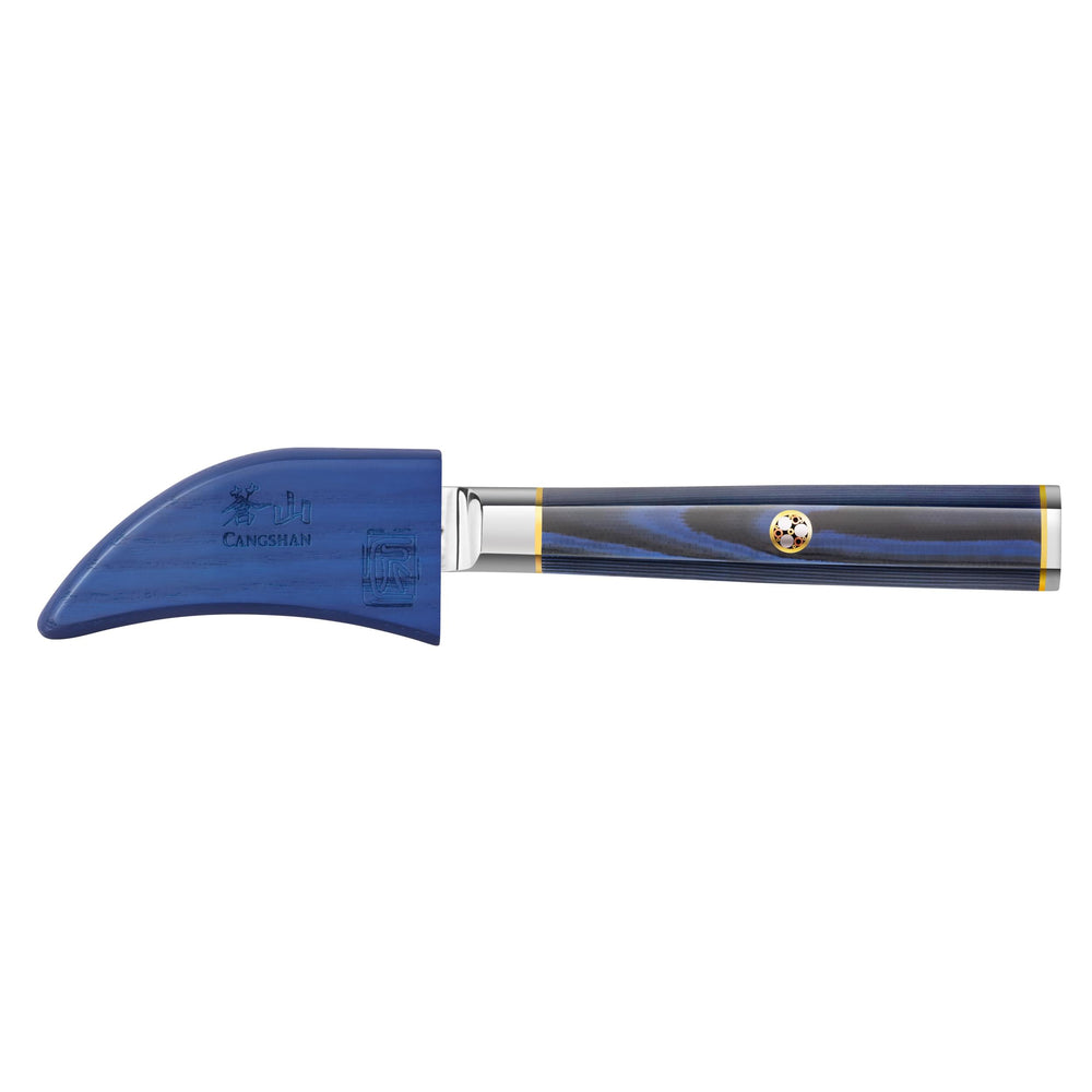 
                  
                    Load image into Gallery viewer, KITA Series 2.5in Peeling Knife with Sheath, X-7 Steel, 503879
                  
                