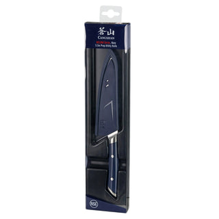 
                    
                      5.5-inch navy prep utility knife with protective sheath in clear retail packaging.
                    
                  