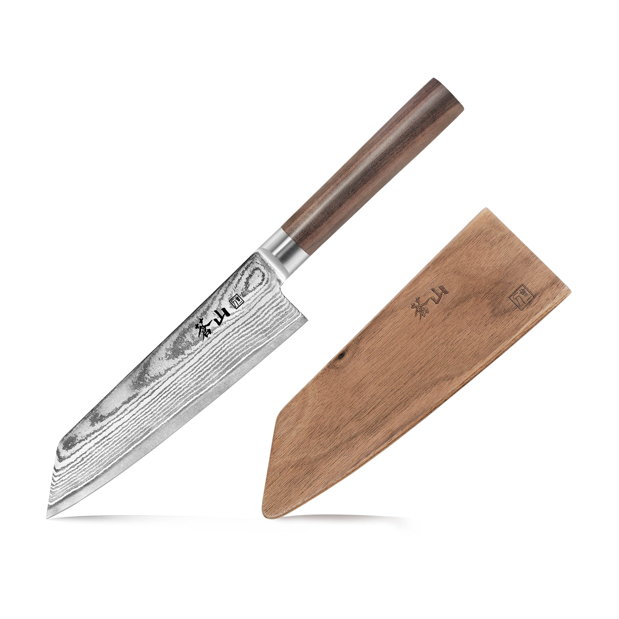J Series 7-Inch Nakiri Vegetable Knife, Forged X-7 Damascus Steel, 62748
