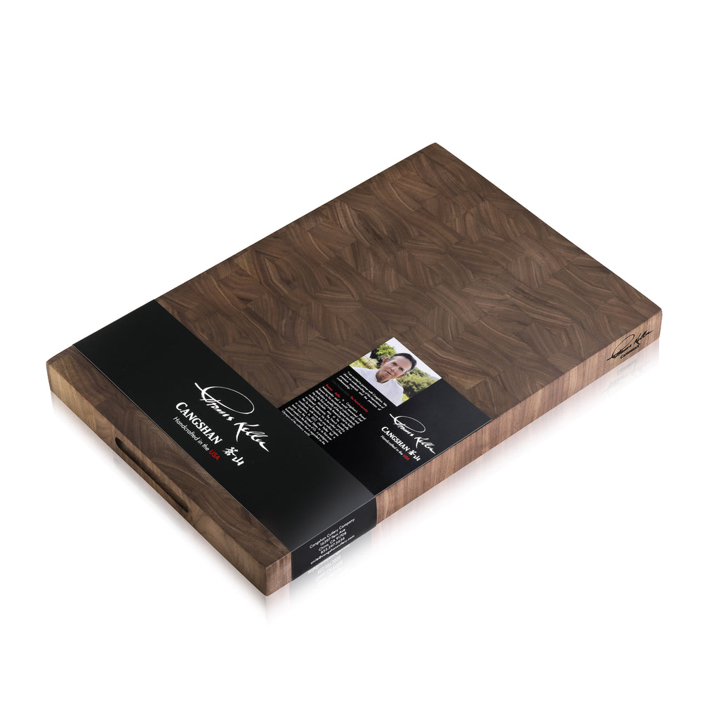 
                  
                    Load image into Gallery viewer, TKSC Walnut End-Grain Cutting Board, 12x18x1.5&amp;quot;, Thomas Keller Signature Collection, Crafted in USA, 1023763
                  
                