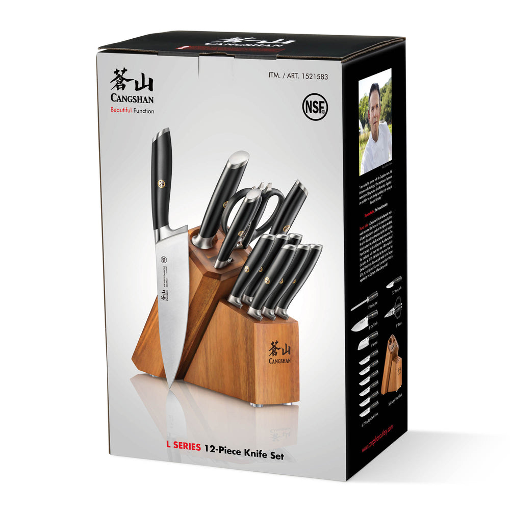 
                  
                    Load image into Gallery viewer, Cangshan L &amp;amp; L1 Series 12-piece German Steel Forged Knife Set
                  
                