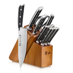 L & L1 Series 12-Piece Knife Set with 6 Steak Knives, Forged