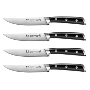 S1 Series 4-Piece Steak Knife Set, 5-Inch Straight-Edge Blade, Forged –  Cangshan Cutlery Company