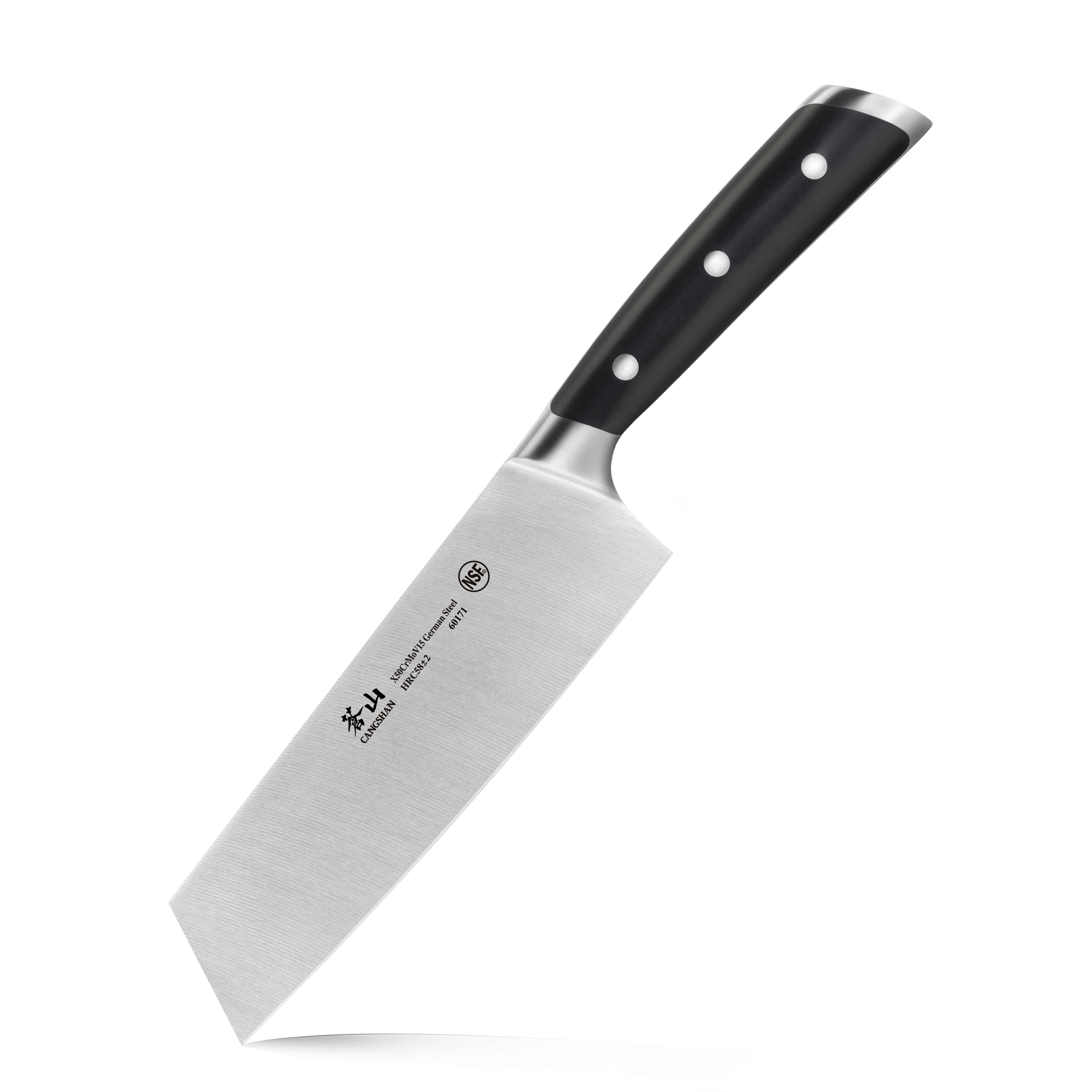 6 Ceramic Vegetable Cleaver (Nakiri Knife) – Shenzhen Knives