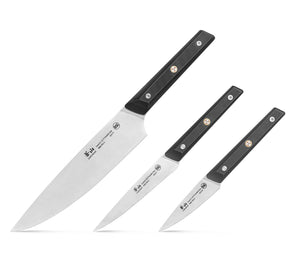 
                  
                    Load image into Gallery viewer, TG Series 3-Piece Starter Knife Set, Swedish 12C27M Steel, 62355
                  
                