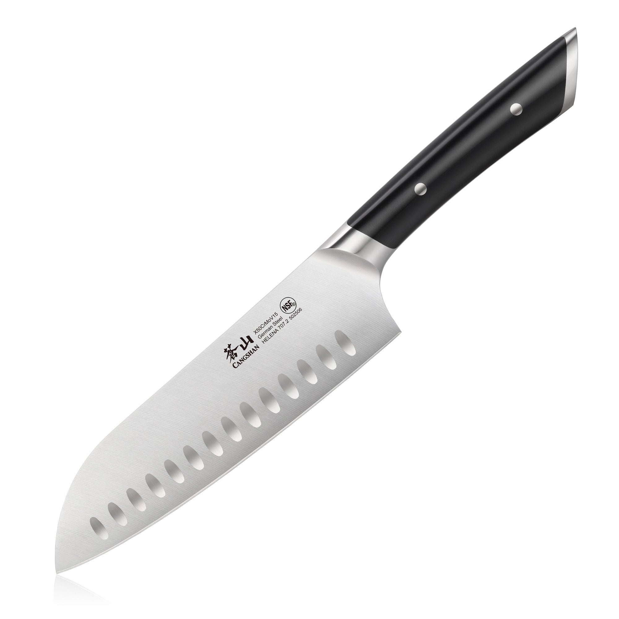 HELENA Series 7-Inch Santoku Knife, Forged German Steel