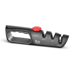 Adjustable Knife Sharpener - for Serrated & Steel Knives - Anti-Slip