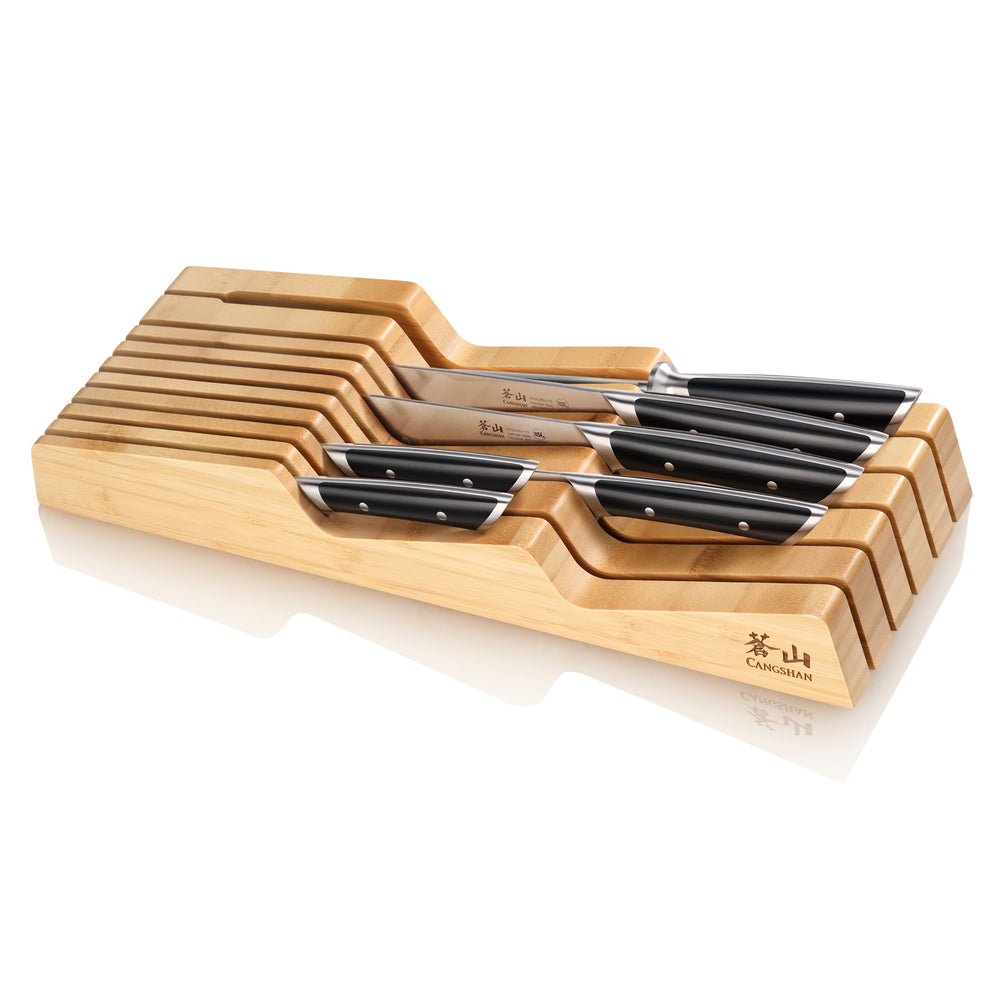 
                  
                    Load image into Gallery viewer, Cangshan HELENA Series German Steel Forged 7-Piece In-Drawer Knife Set
                  
                