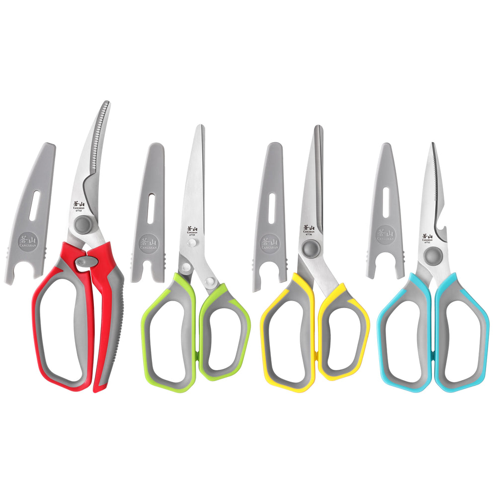 
                  
                    Load image into Gallery viewer, 4-Piece Heavy Duty Shears Set with Blade Holders, 502964
                  
                