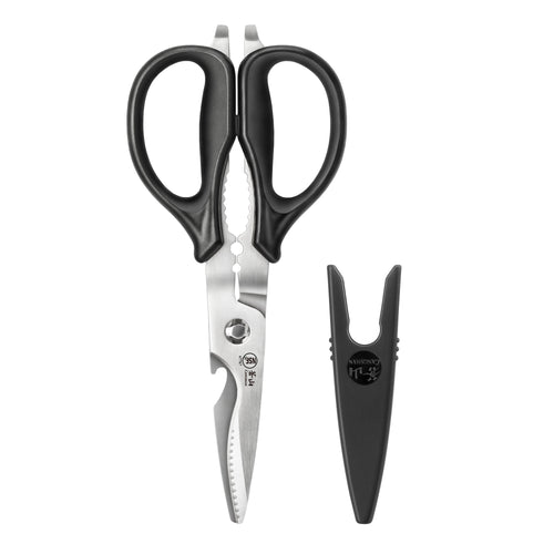 9-Inch Heavy Duty Utility Kitchen Shears with Blade Holder, 503343