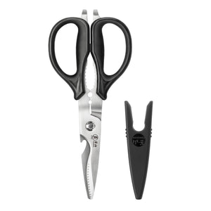 
                  
                    Load image into Gallery viewer, 9-Inch Heavy Duty Utility Kitchen Shears with Blade Holder, 67767
                  
                