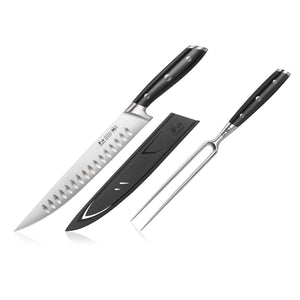 Forged Knives Carving Set, 8 inch Knife & 6 inch Fork