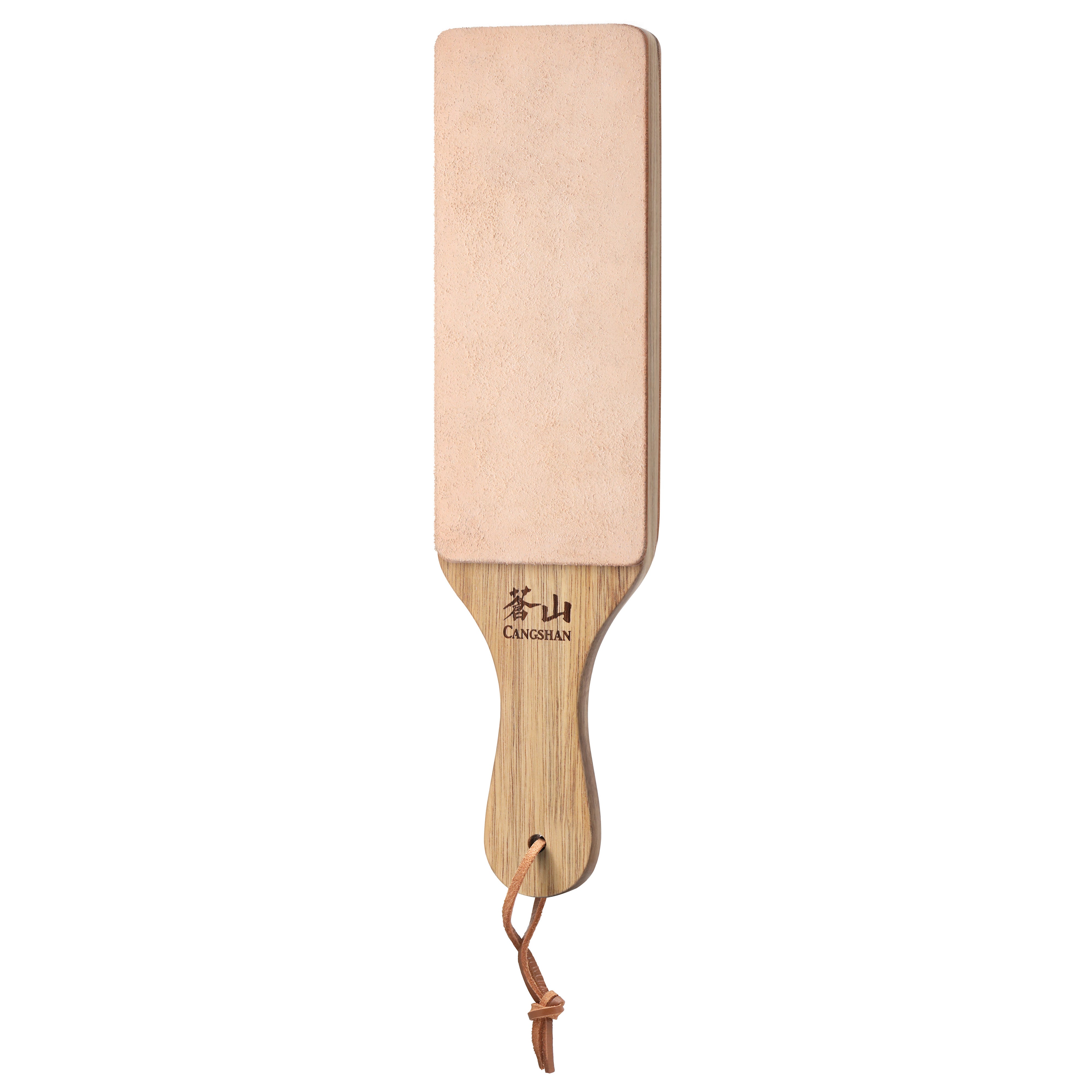 LEATHER PADDLE STROP by Tokushu Knife- The Perfect Size For Your Knife Roll!