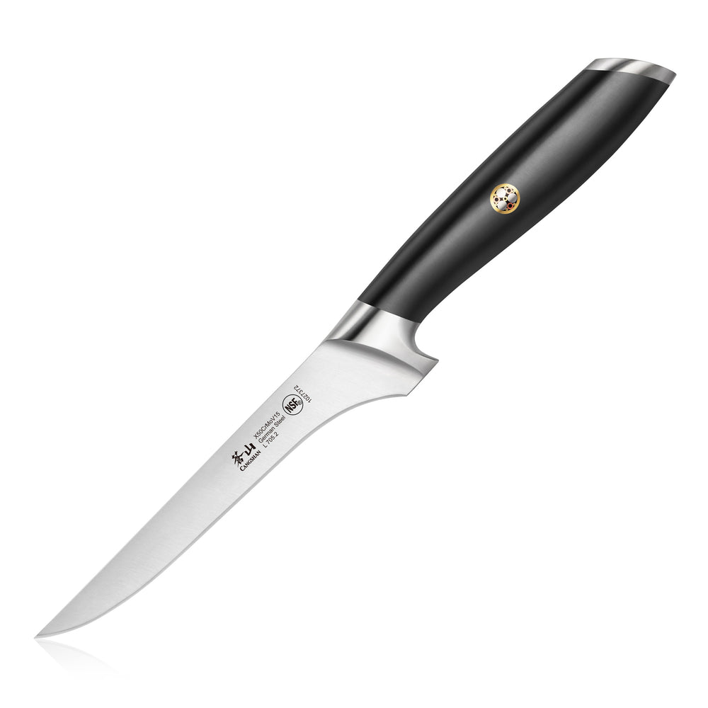 
                  
                    Load image into Gallery viewer, L Series 6-Inch Boning Knife, Forged German Steel, Black, 1027372
                  
                