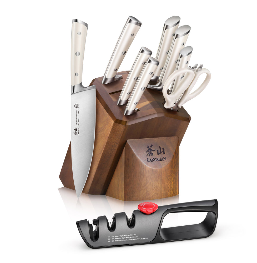 Global Stainless Steel Knife Block Set - 10 Piece – Cutlery and More