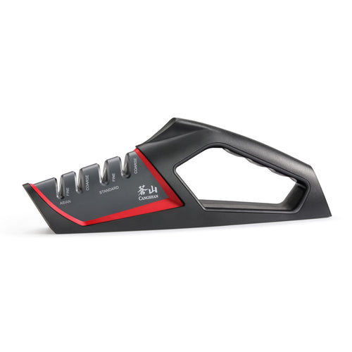 SHARK Series 4-Stage Knife Sharpener, Red, 1026818