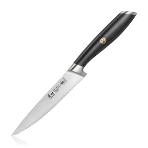 
                  
                    Load image into Gallery viewer, L Series 5-Inch Serrated Utility Knife, Black, 1027389
                  
                