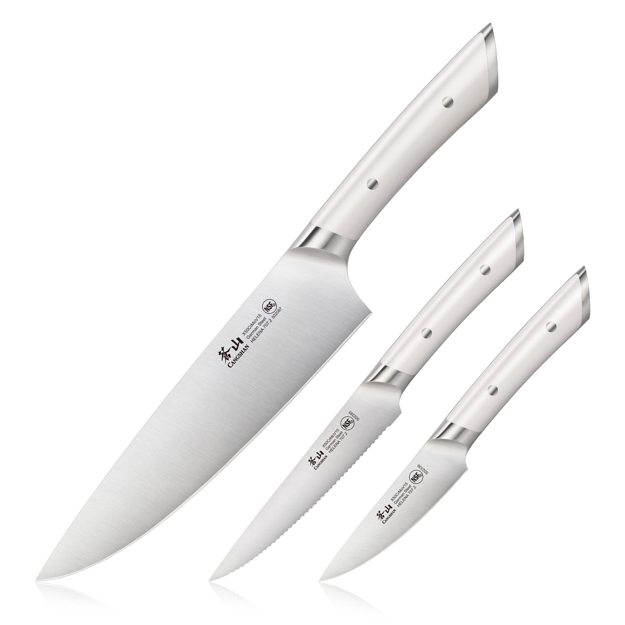 HELENA Series Starter Knife Set, Forged German Steel