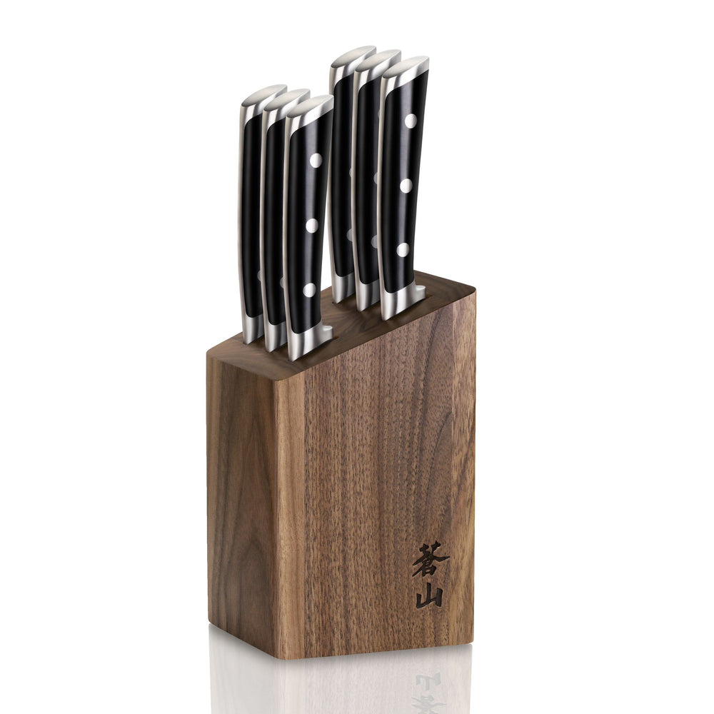 
                  
                    Load image into Gallery viewer, Cangshan TS Series Swedish 14C28N Steel Forged 6-Piece Knife Block Set
                  
                
