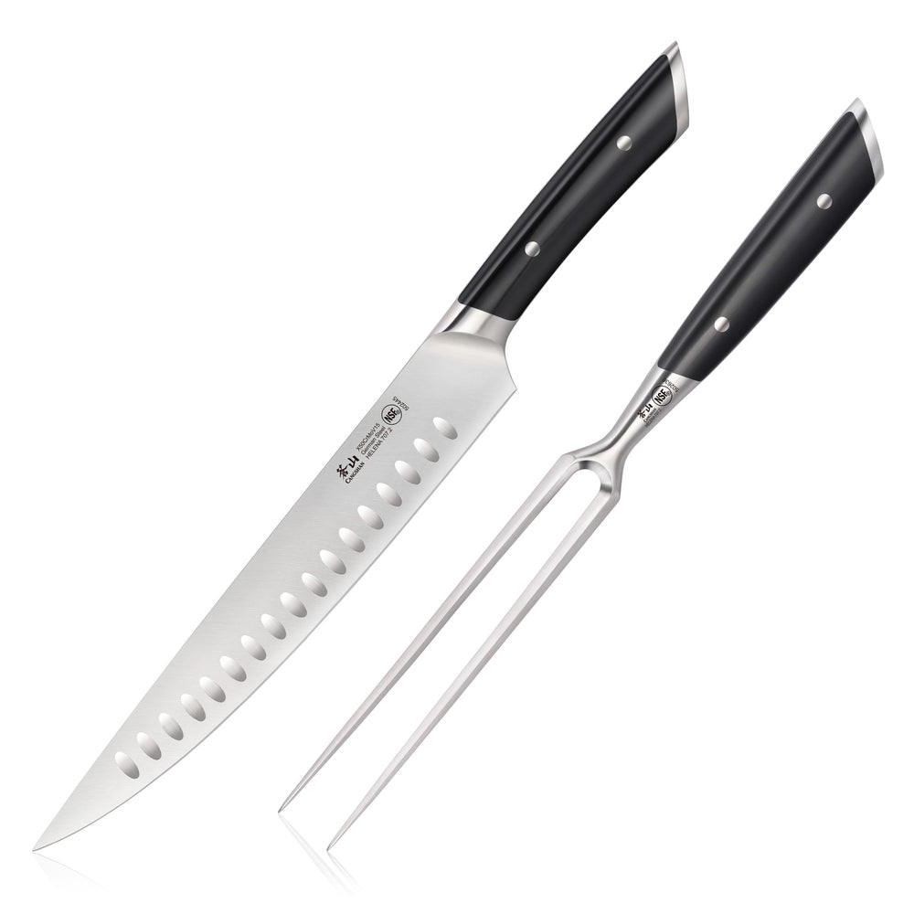 
                  
                    Load image into Gallery viewer, Cangshan HELENA Series German Steel Forged 2-Piece Carving Set
                  
                