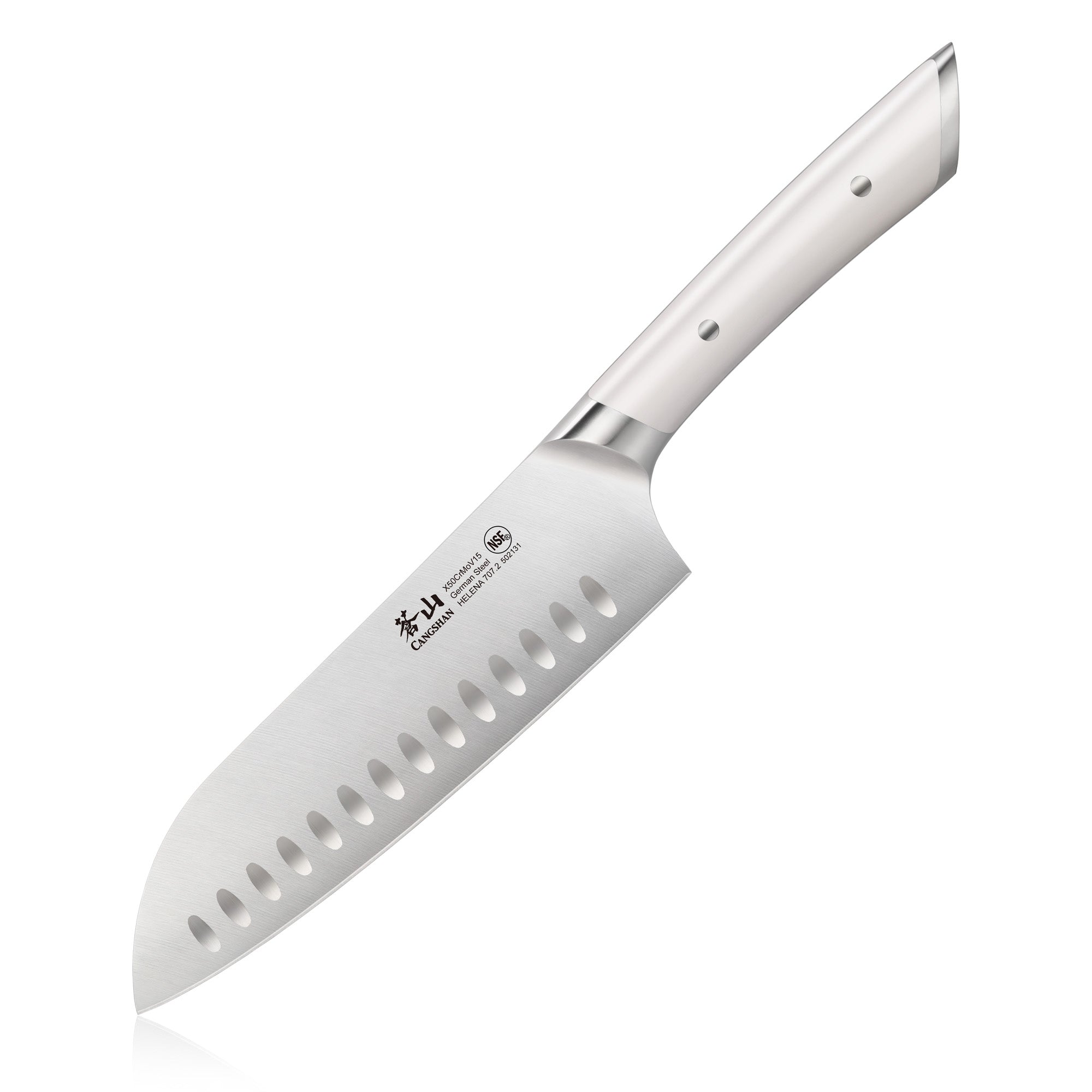 HELENA Series 7-Inch Santoku Knife, Forged German Steel