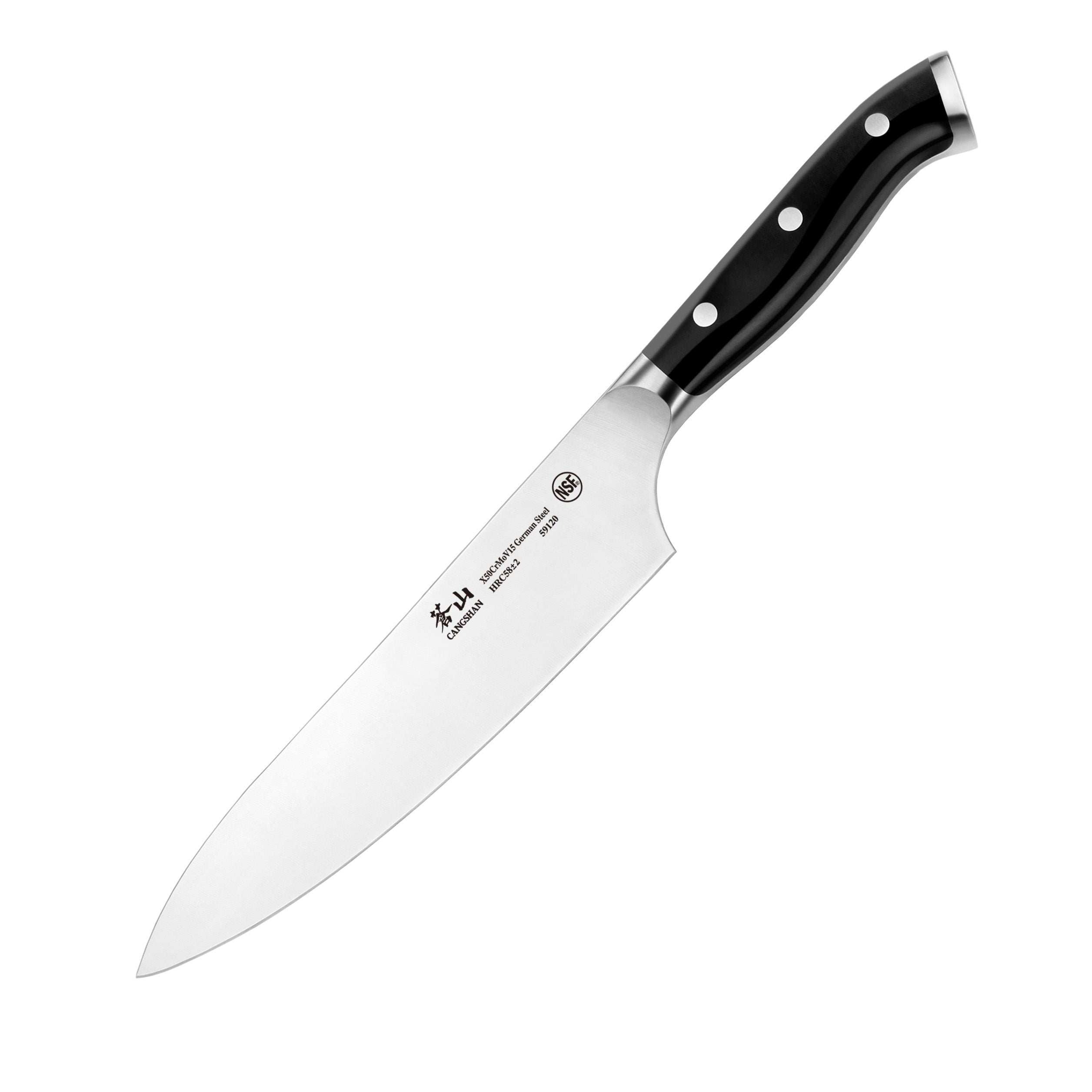 Kitchen Knife, Classic 8” Chef's Knife, German EN1.4116 Stainless