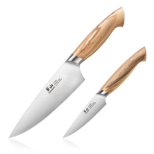 OLIV Series 2-Piece Starter Knife Set, Forged Swedish 14C28N Steel, 501660