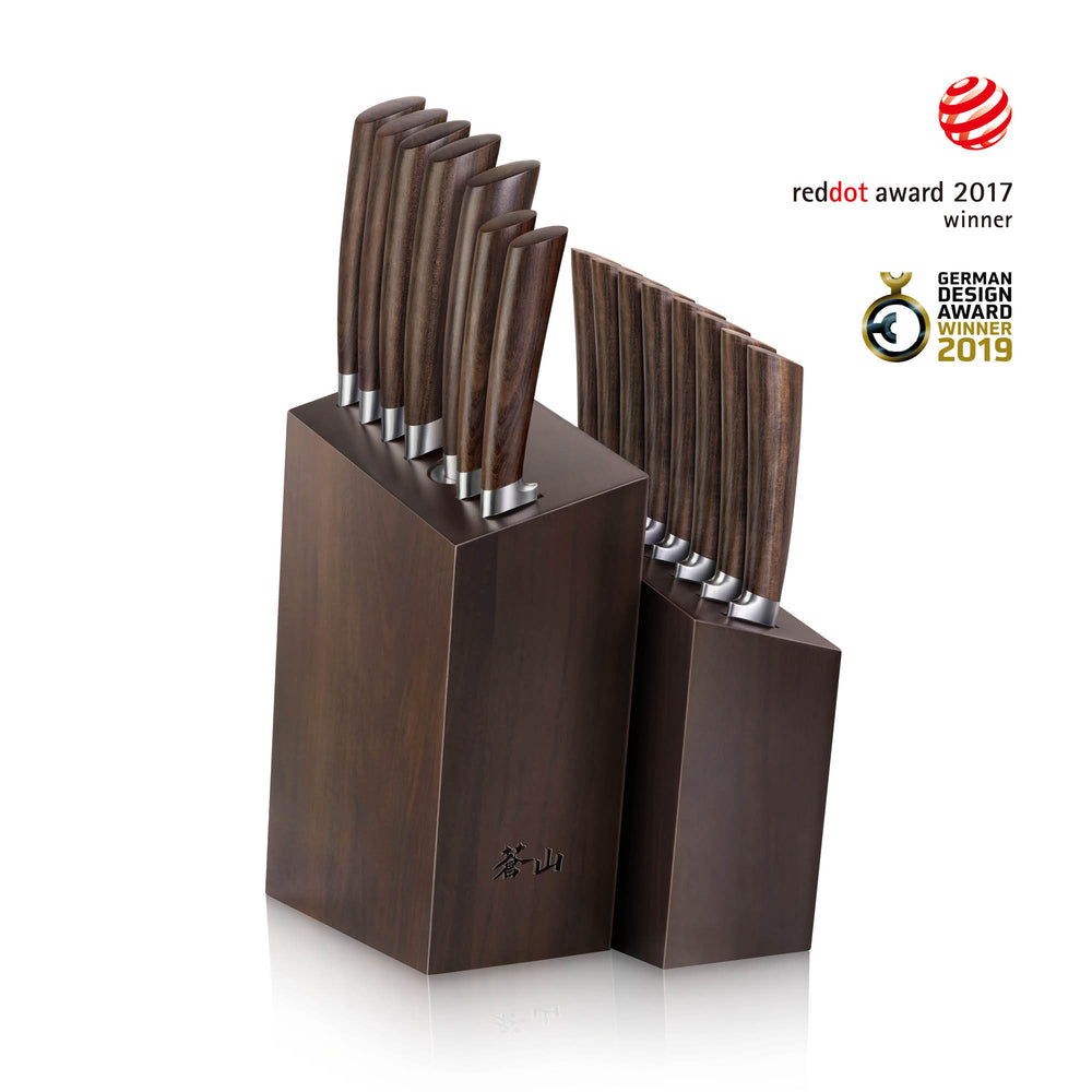 
                  
                    Load image into Gallery viewer, A Series Swedish Steel Forged 16-Piece Knife Block Set, 60218
                  
                