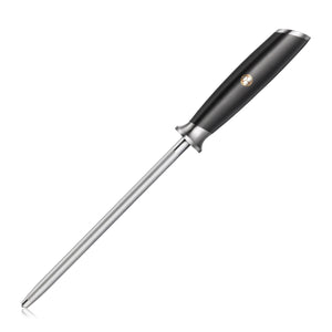 
                  
                    Load image into Gallery viewer, Saveur Selects 8-Inch Sharpening Steel, Carbon Steel Rod, Forged German Steel, 1026252
                  
                