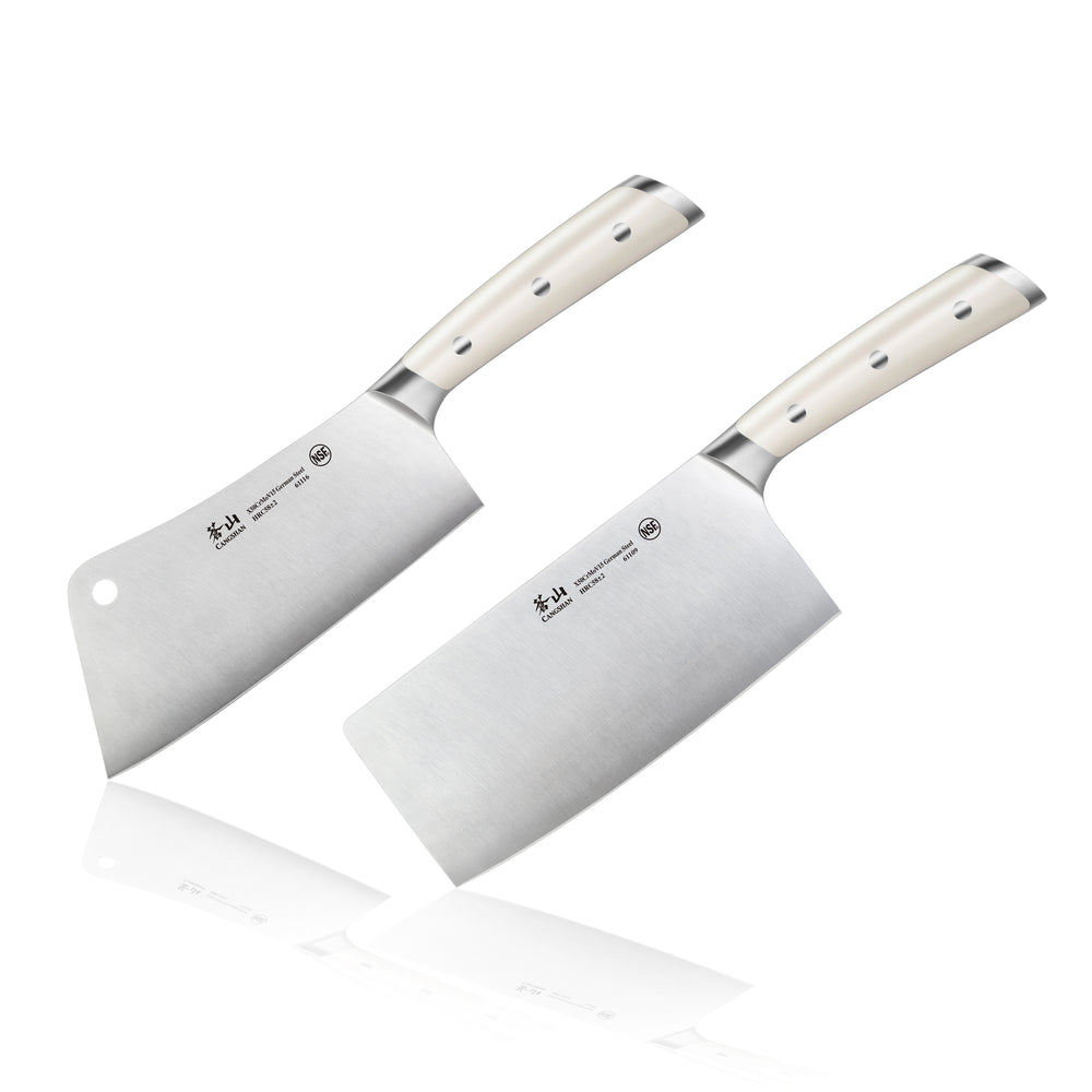 
                  
                    Load image into Gallery viewer, Cangshan S1 Series German Steel Forged 2-piece Cleaver Knife Set
                  
                