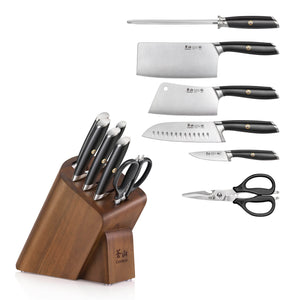 L & L1 Series 12-Piece Knife Set with 6 Steak Knives, Forged