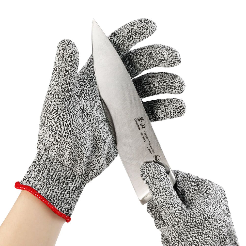 A6 Cut Resistant Gloves, Made in USA, Size L, 6 Pairs, 1026368 – Cangshan  Cutlery Company