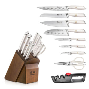 
                  
                    Load image into Gallery viewer, L1 Series 10-Piece Knife Block Set, Forged German Steel, 1027532
                  
                