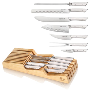 
                  
                    Load image into Gallery viewer, Cangshan HELENA Series German Steel Forged 8-Piece In-Drawer BBQ Knife Set
                  
                