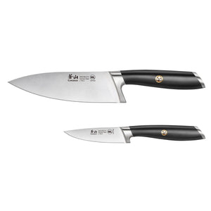 WÜSTHOF Classic 2-Piece Chef's Knife Set, Black