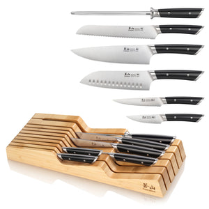 
                  
                    Load image into Gallery viewer, Cangshan HELENA Series German Steel Forged 7-Piece In-Drawer Knife Set
                  
                