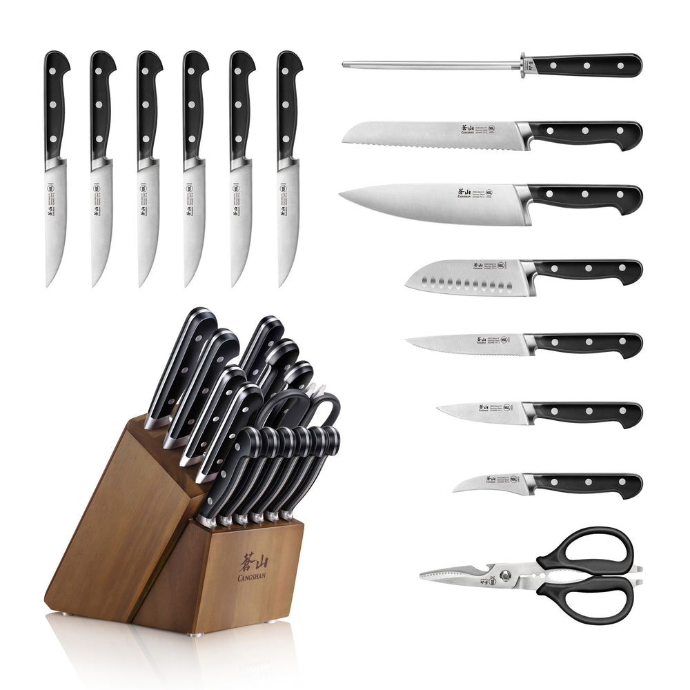 Reviews for Henckels Dynamic 15-Piece Stainless Steel German Knife Block  Set