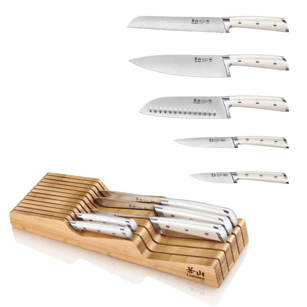 Beautiful Black Forged Chef Set of 5 Pieces Chef Knife Set -  in 2023