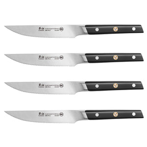 ZWILLING 4-pc Stainless Steel Serrated Steak Knife Set
