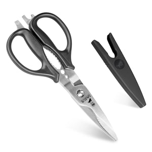 
                  
                    Load image into Gallery viewer, Saveur Selects Multi-Purpose 9-Inch Kitchen Shears, Heavy-Duty Scissors, Forged German Steel, 1026337
                  
                